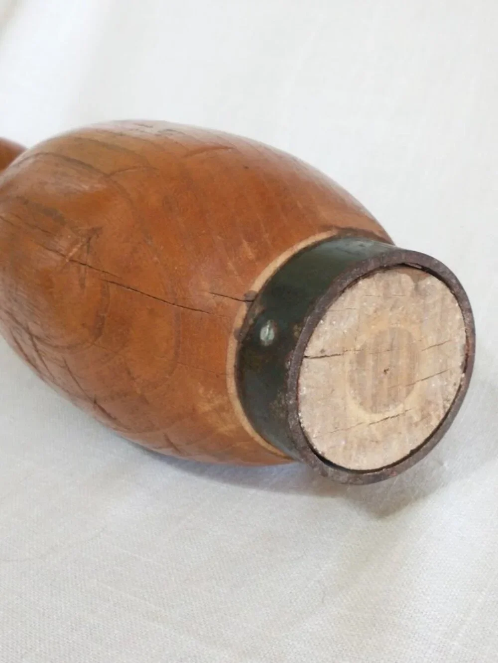 Bowling Pin - Vintage Turned Wooden Bowling Pin Decor / Collectible